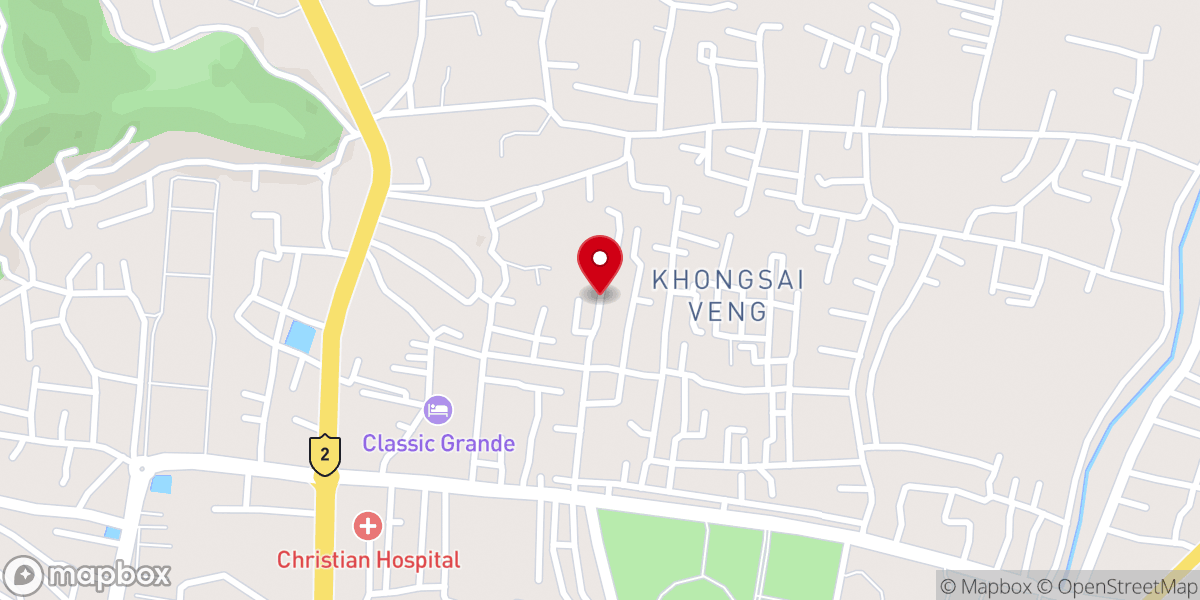 Map showing location of Lamkang church
