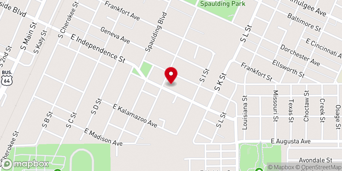 Map showing location of Salvation Army