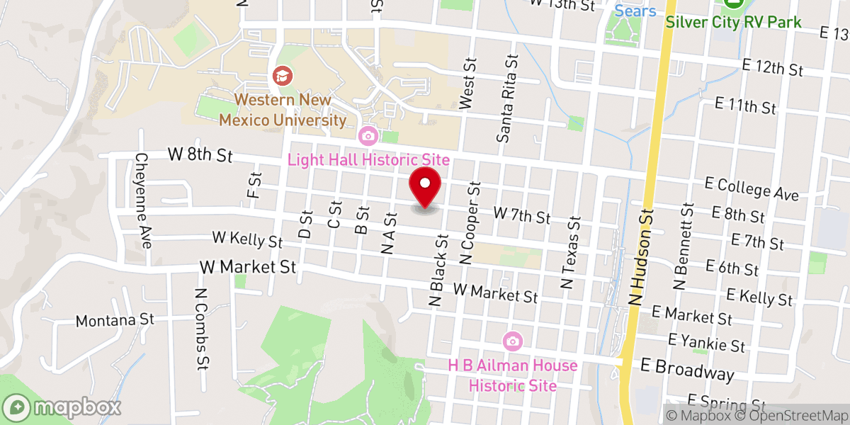 Map showing location of Faith Community