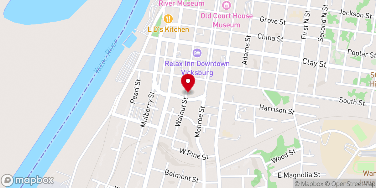 Map showing location of Mountain of Faith Ministries