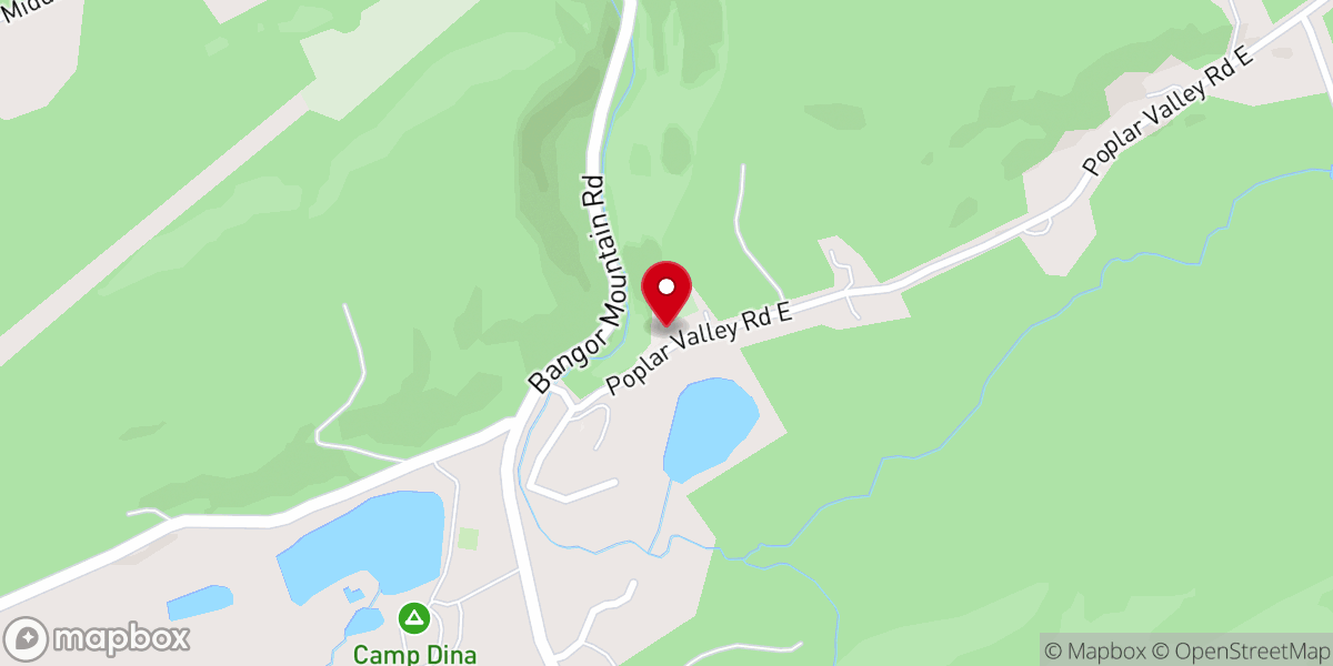 Map showing location of POPLAR VALLEY UNITED METHODIST CHURCH 