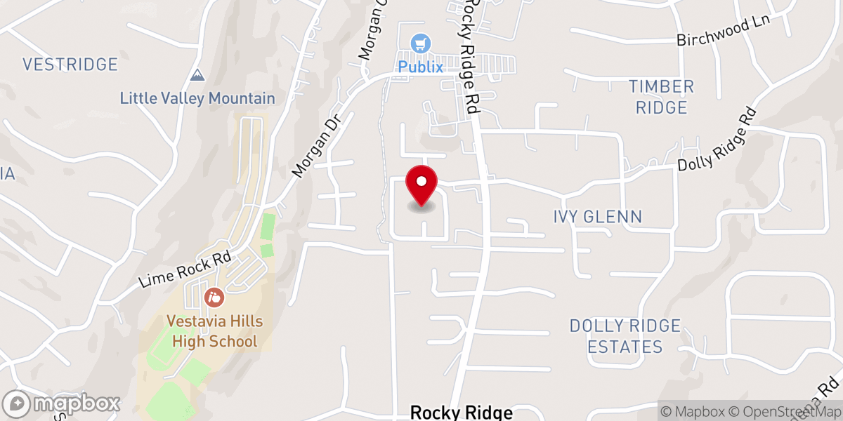 Map showing location of Birmingham Church-Religious