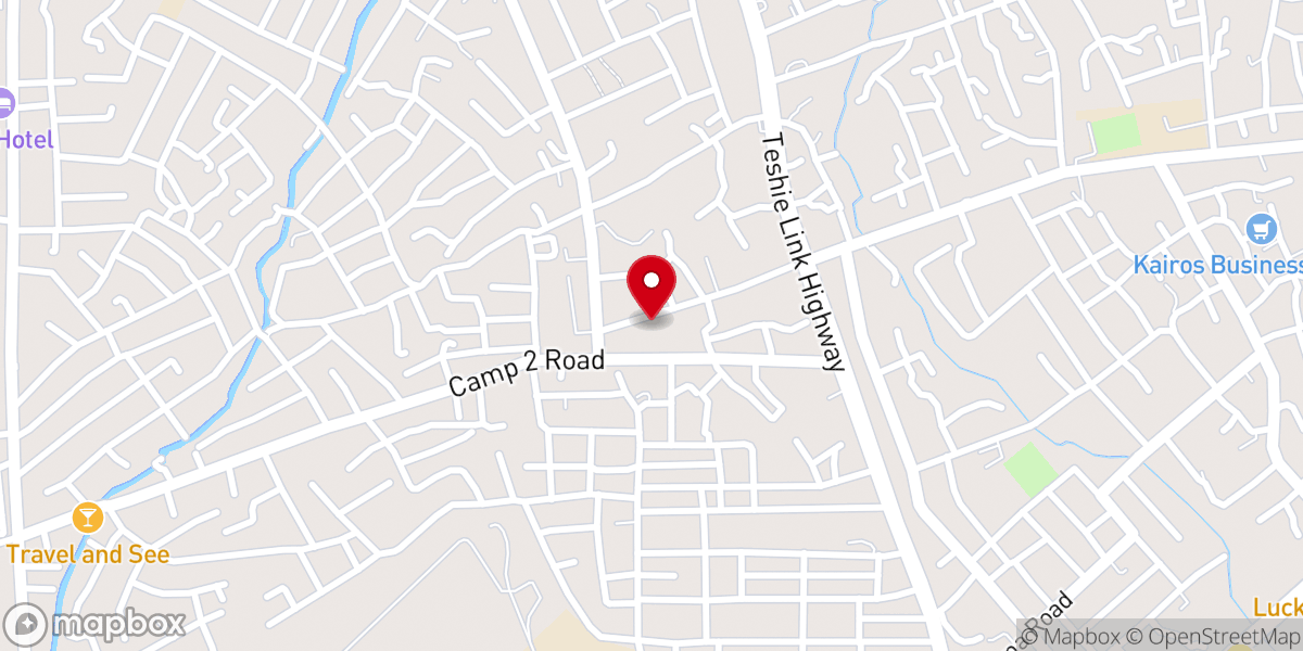Map showing location of Evangelical Presbyterian Church Teshie, Demo camp 2