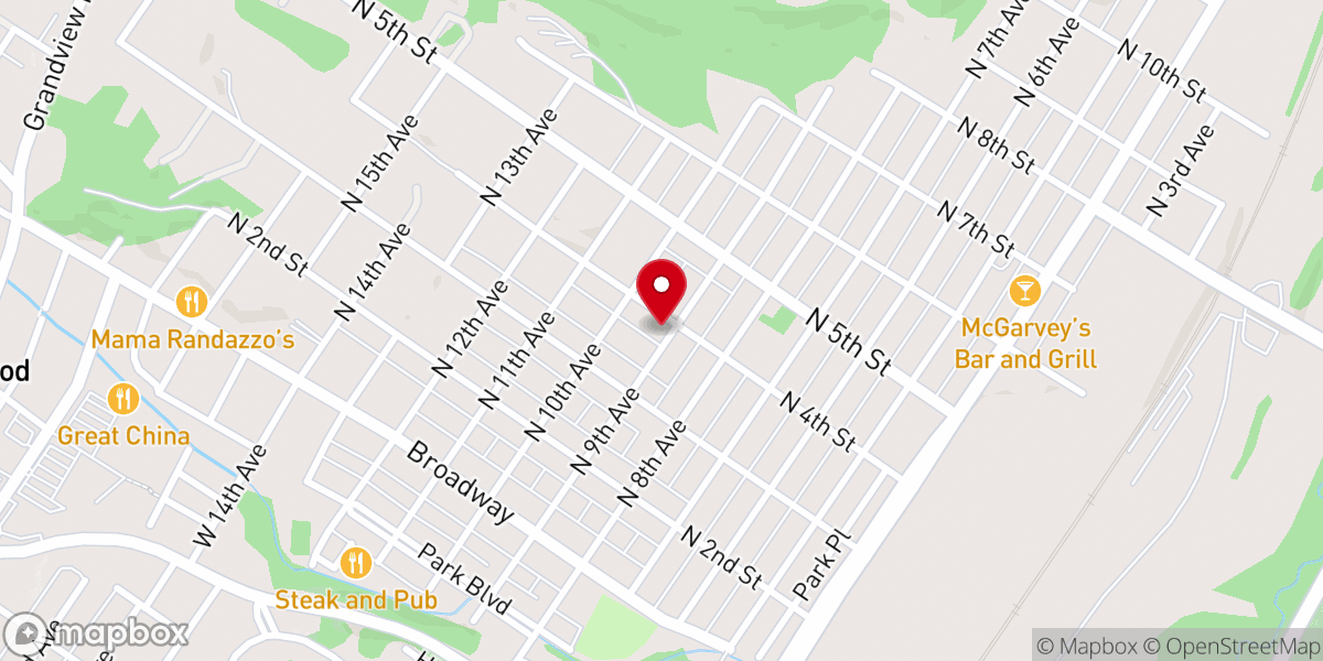 Map showing location of Altoona First Southern Baptist Church