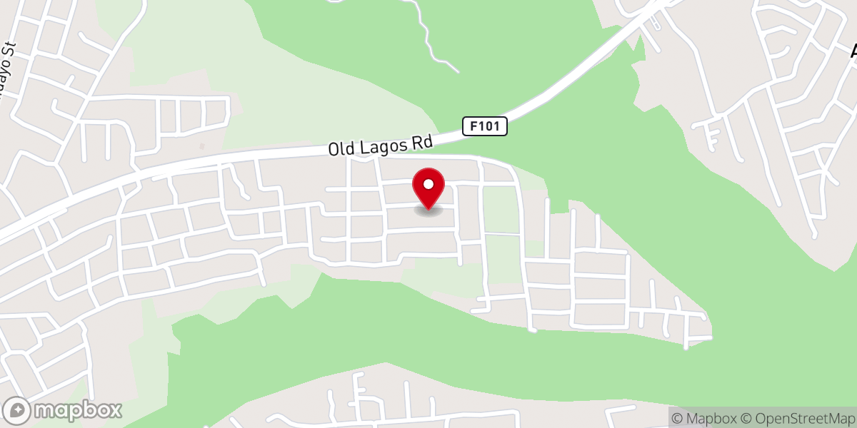 Map showing location of Divine Peace Baptist Church, Parafa Ikorodu Lagos