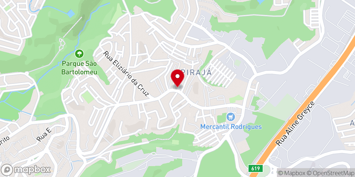 Map showing location of Assembleia de Deus em Salvador - Pirajá (Sede Setorial)