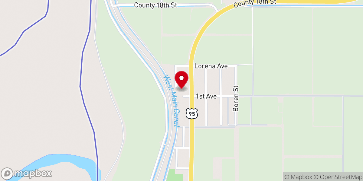 Map showing location of Spanish Congregation-Jehovah