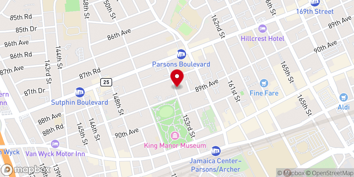 Map showing location of Park Haven