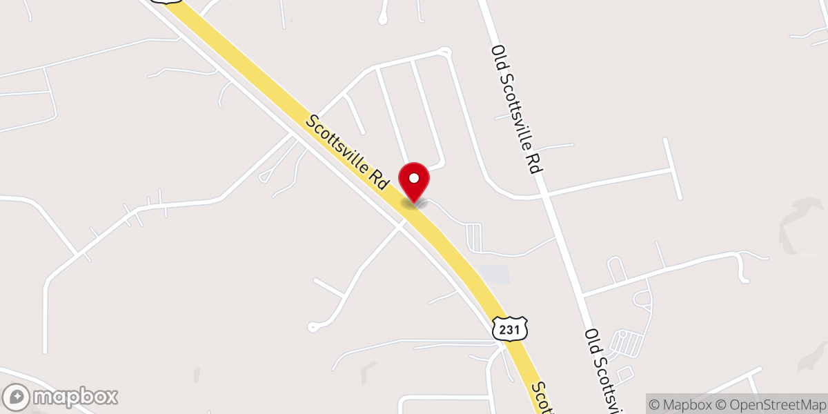 Map showing location of Eastwood Baptist Church Alvaton Campus
