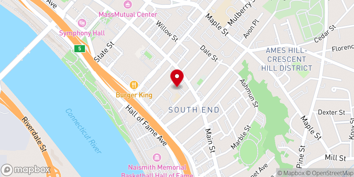 Map showing location of Our Lady of Mount Carmel Church