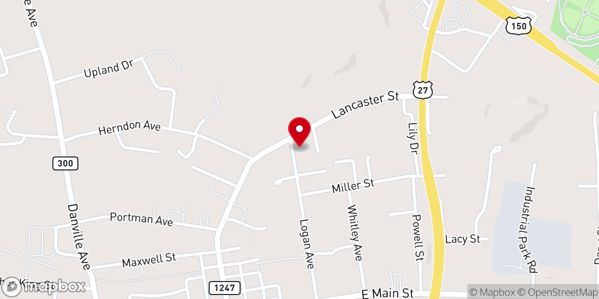 Map showing location of First Church of God