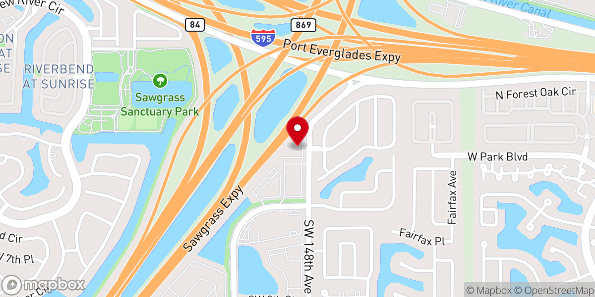 Map showing location of Rescue church weston