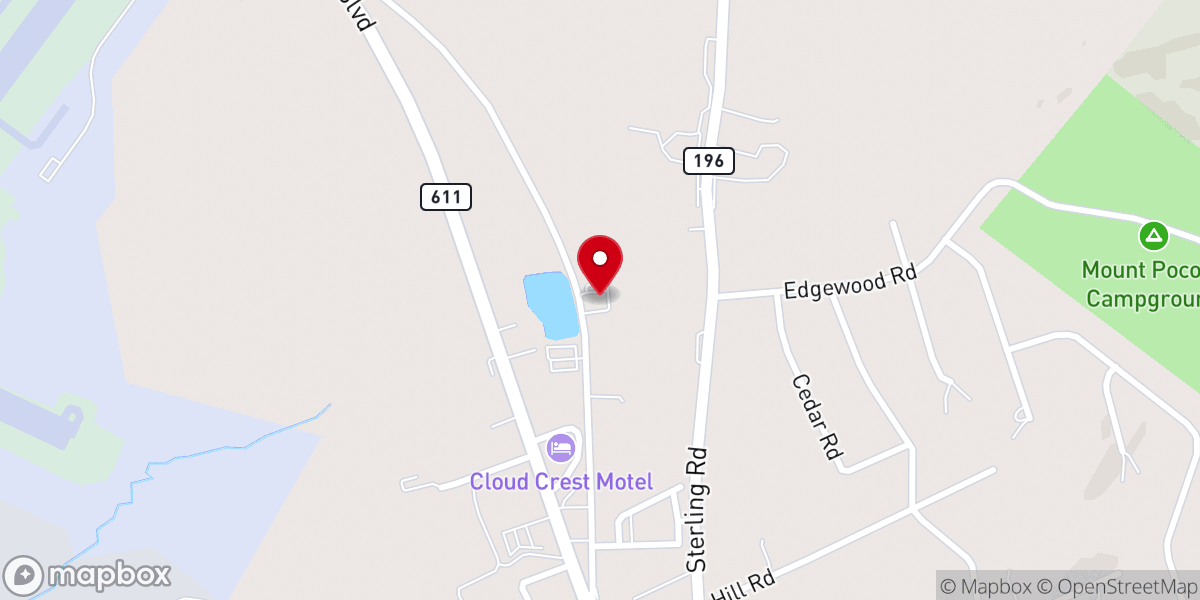 Map showing location of Lutheran Church of Our Savior