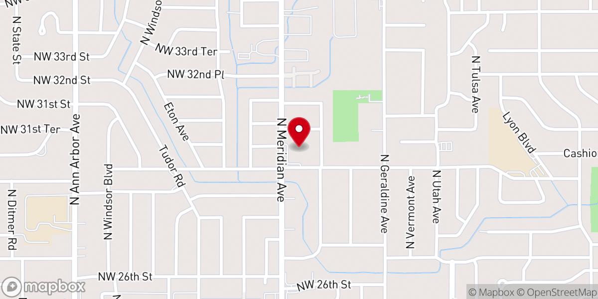 Map showing location of Compassion Church