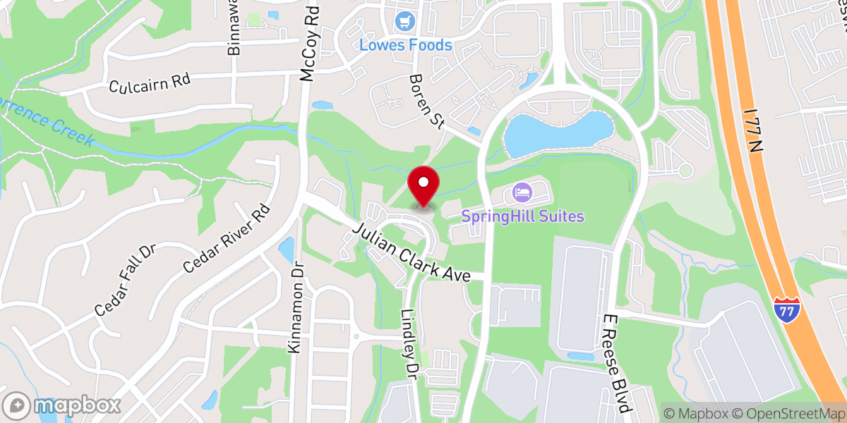 Map showing location of United Methodist Foundation