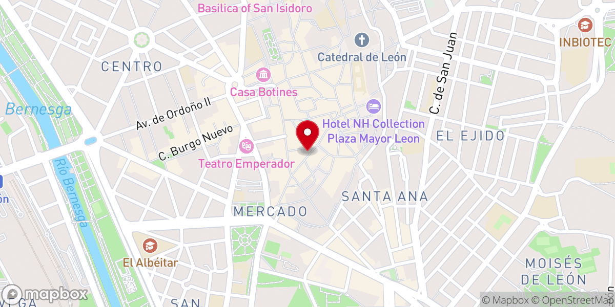 Map showing location of Abadía