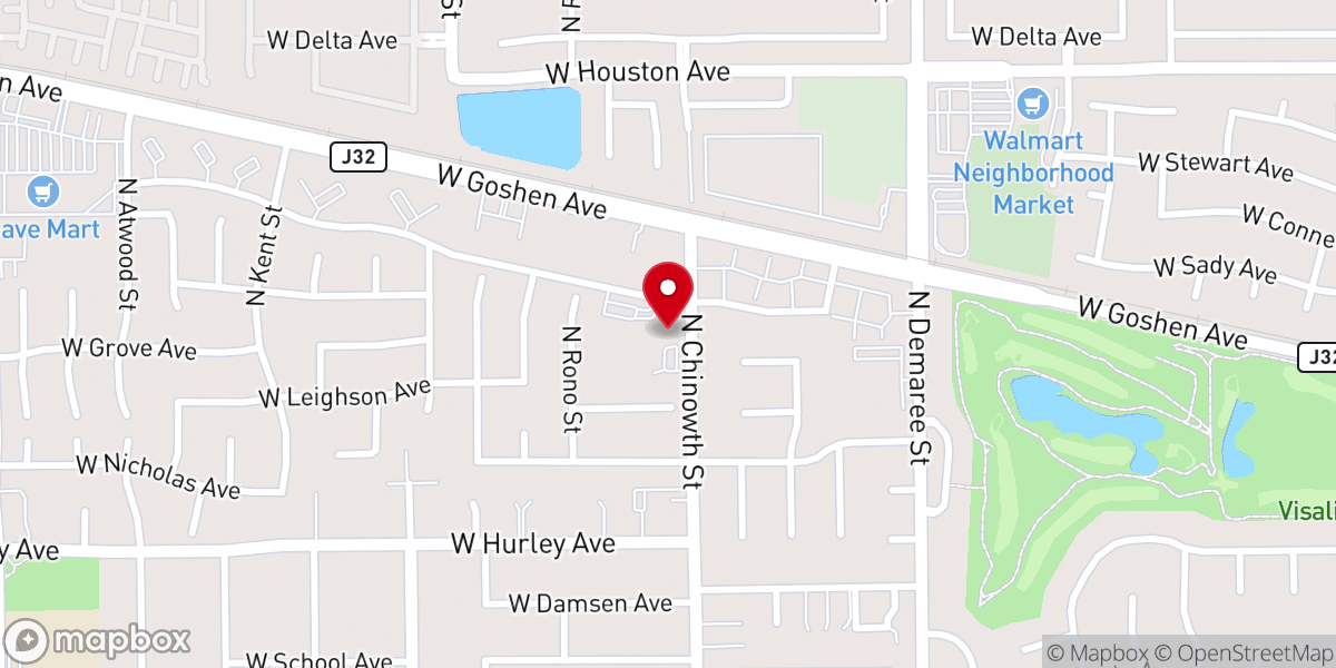 Map showing location of Rise Church - North Campus