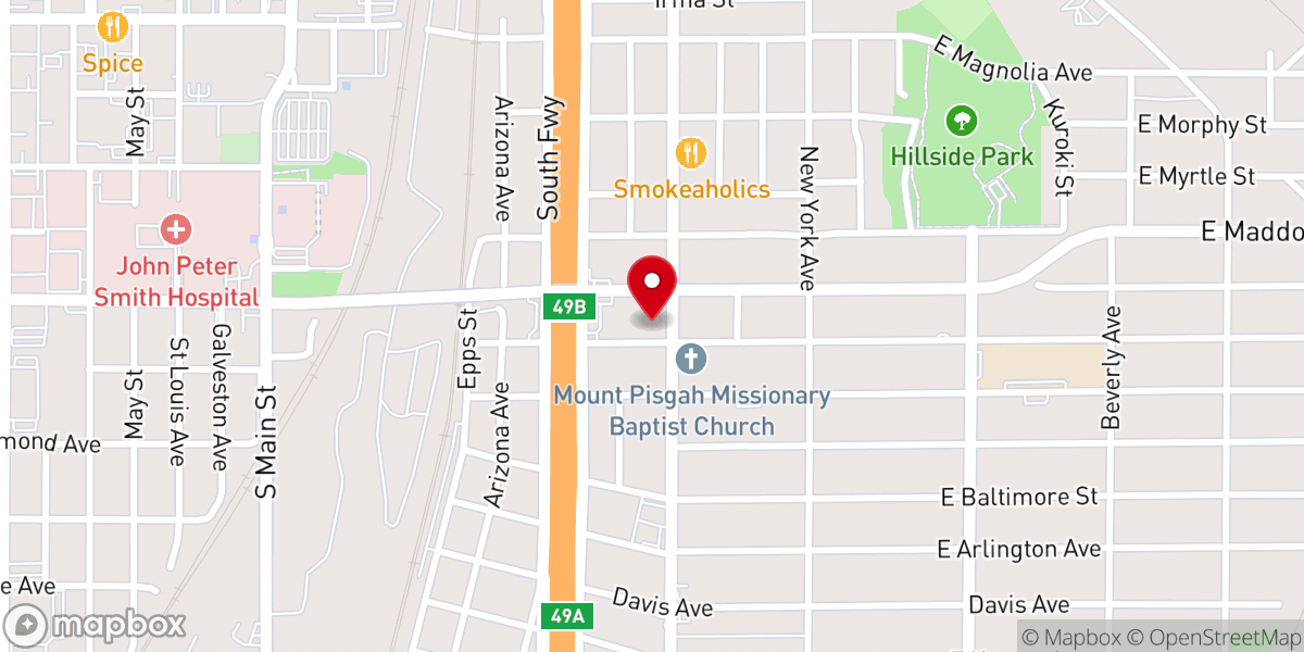 Map showing location of Love Sanctuary