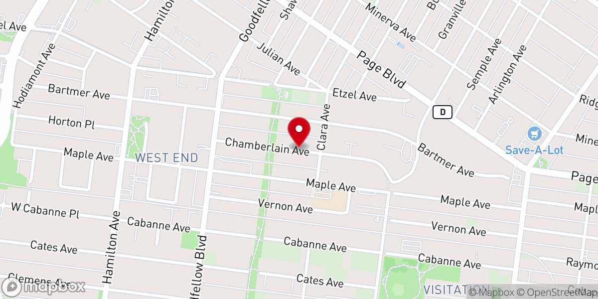 Map showing location of Sisters of Christ