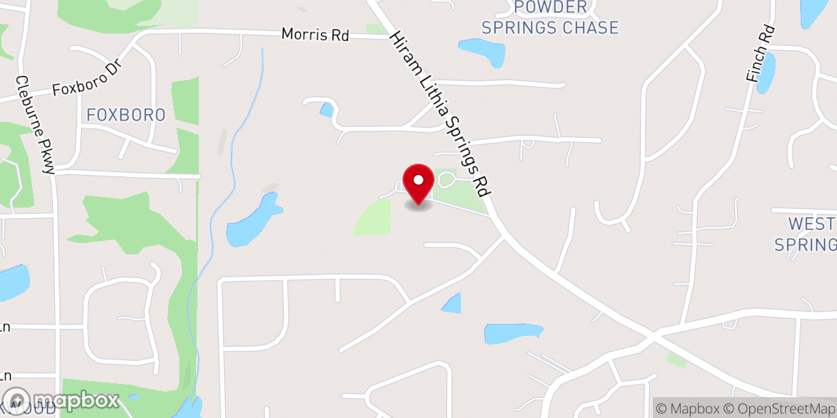 Map showing location of Praise Tabernacle