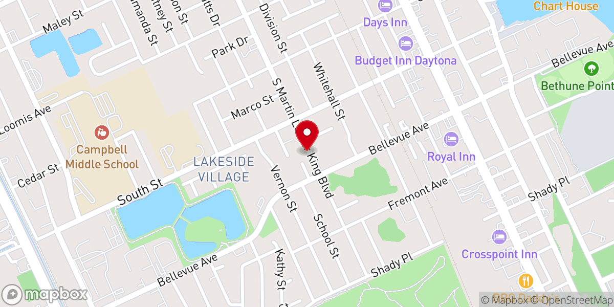 Map showing location of House of God Church