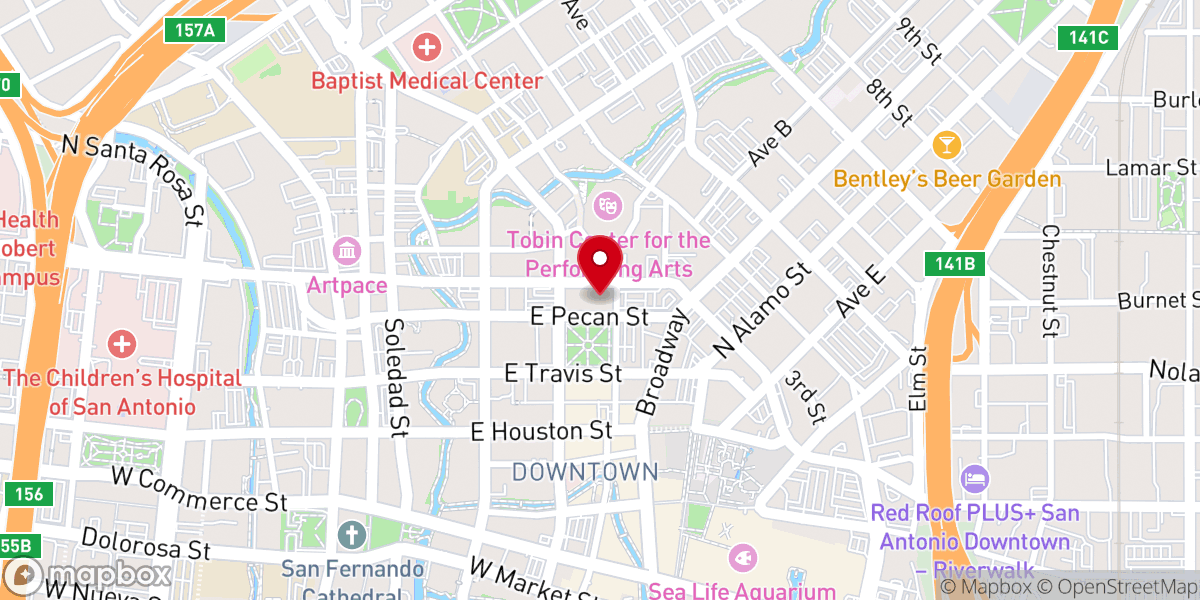 Map showing location of Saint Marks Episcopal Church