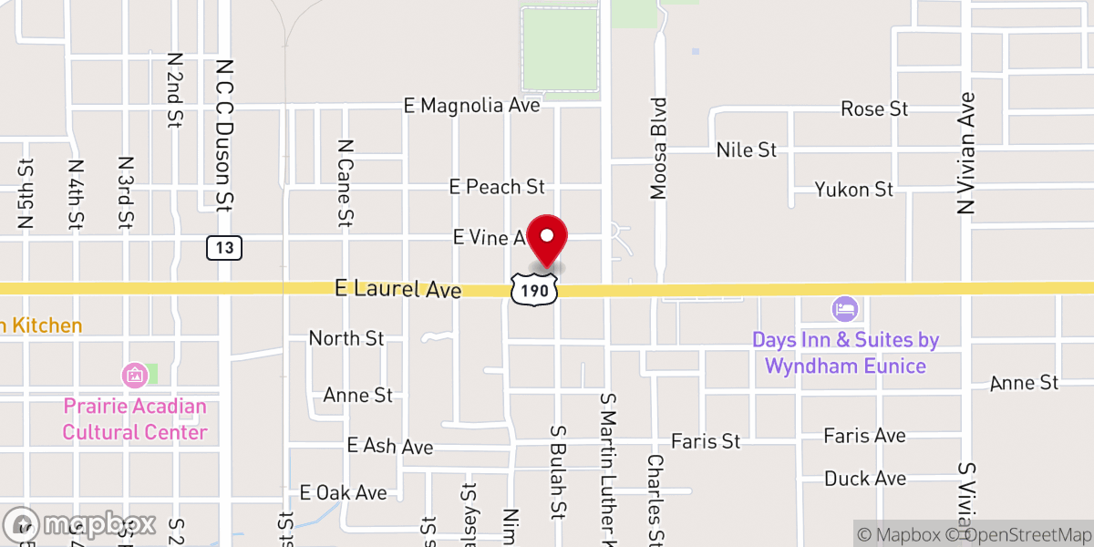 Map showing location of Amazing Grace Ministries