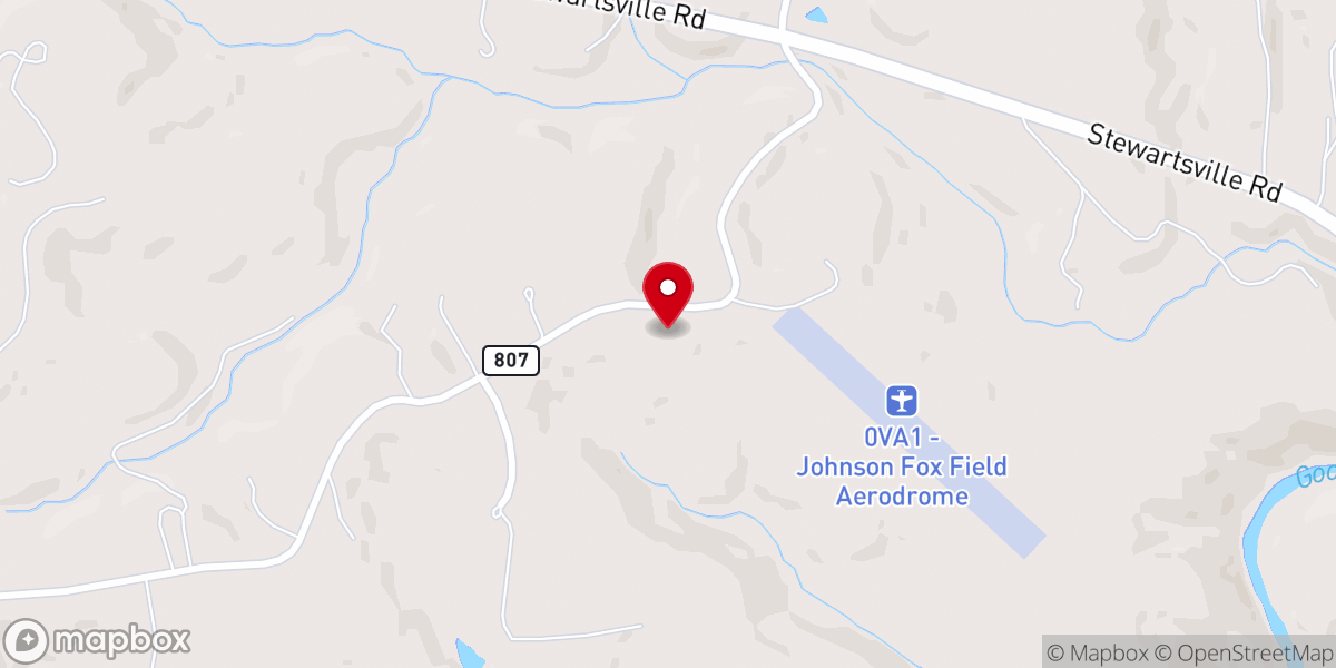 Map showing location of Harveys Creek Church of Christ