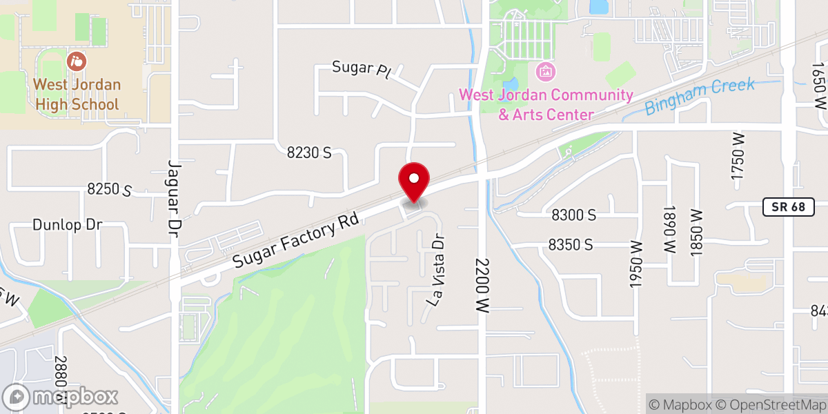 Map showing location of IGLESIA CRISTIANA OBRA DE UTAH
