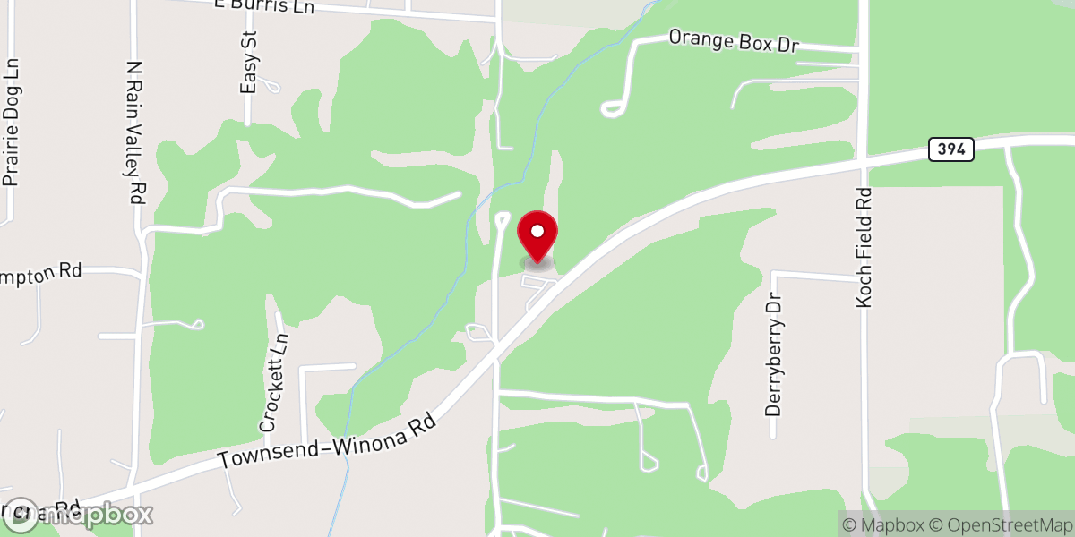 Map showing location of Calvary Bible Church