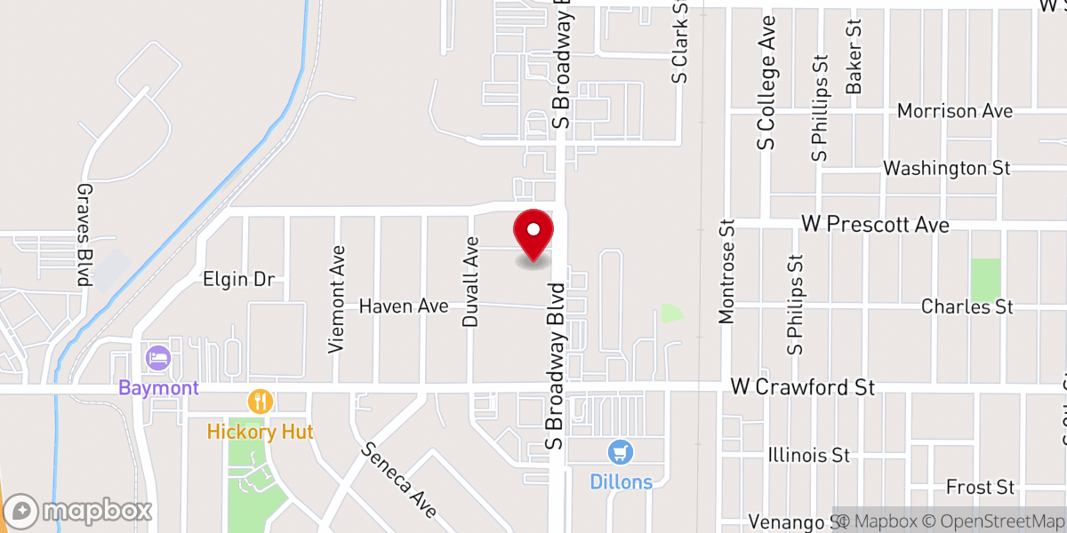 Map showing location of Revolution Church
