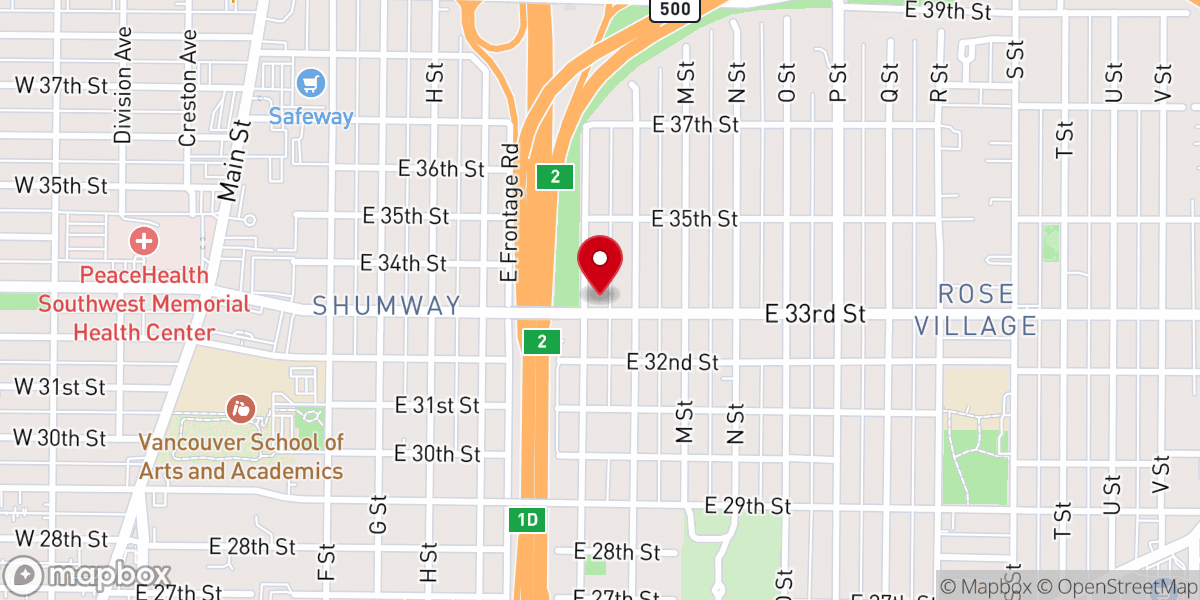 Map showing location of United Pentecostal Church