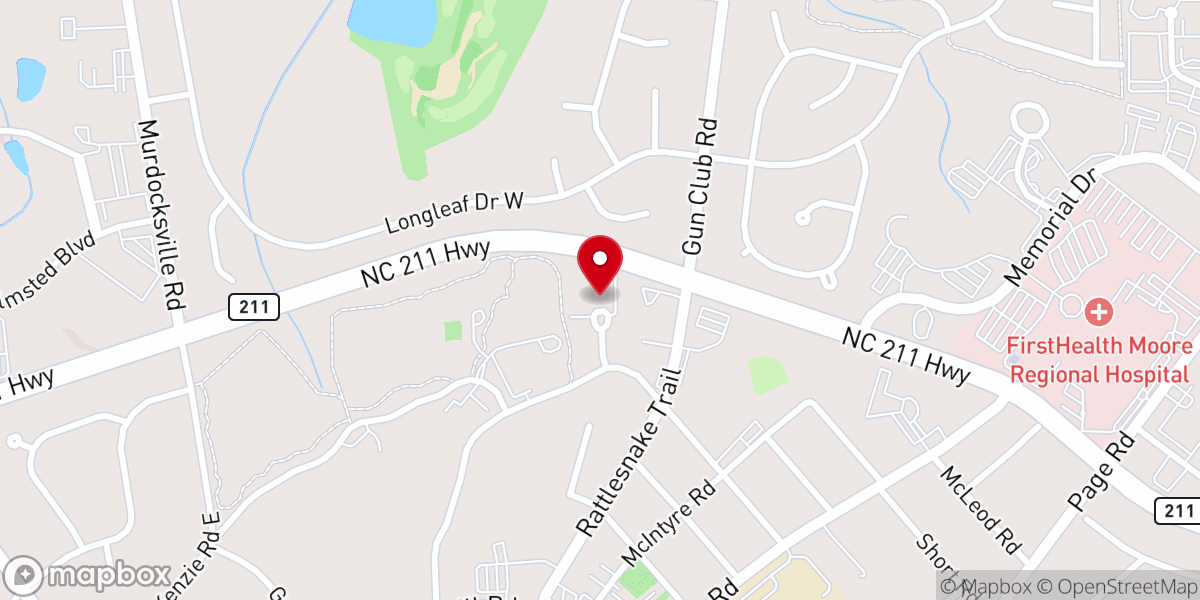 Map showing location of Trinity Christian Fellowship