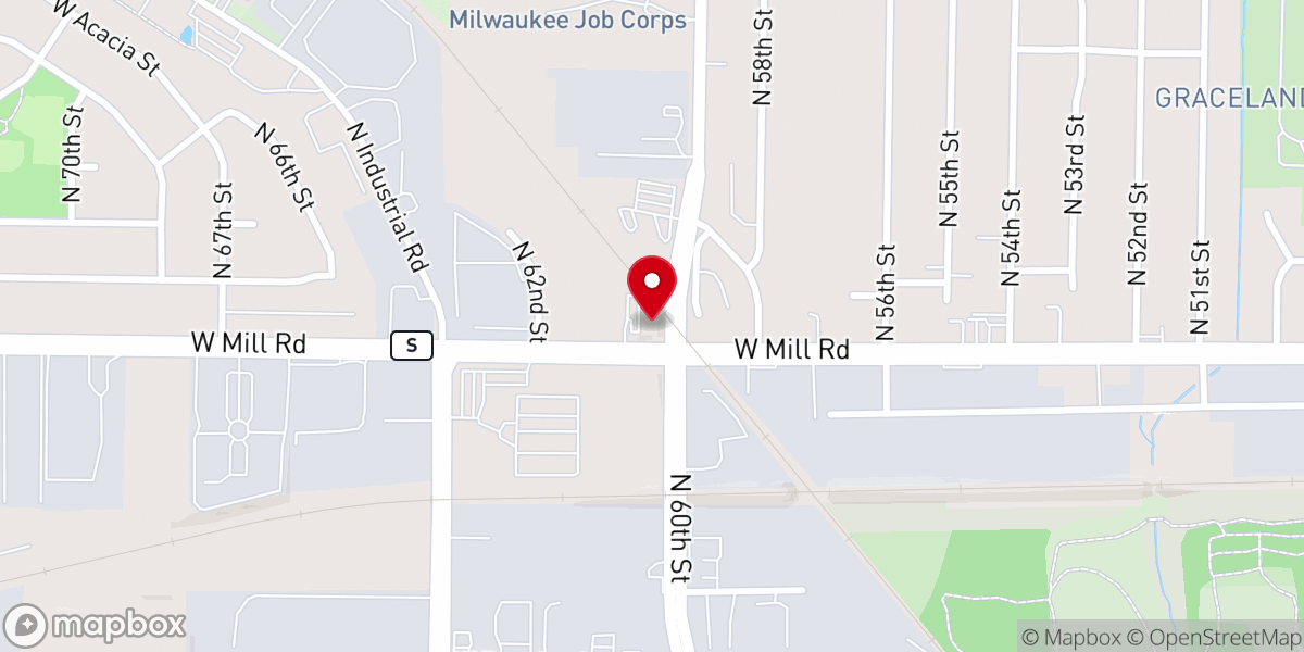 Map showing location of True Bible Mission for Jesus Church