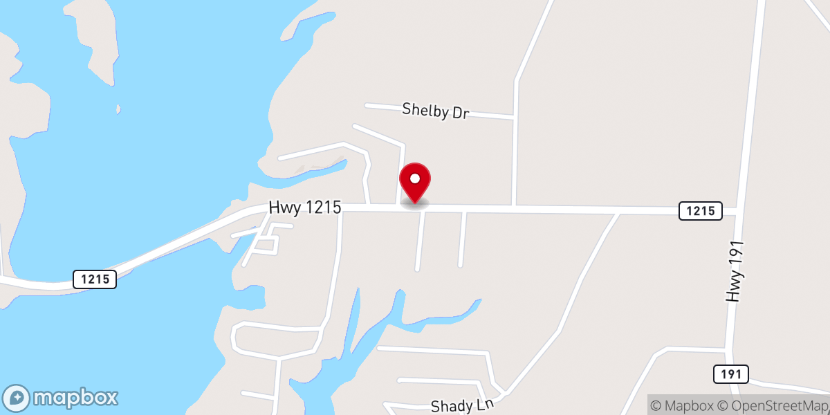 Map showing location of New Freedom Fellowship