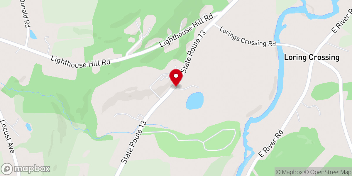 Map showing location of Cortland Country Music Park-Campground