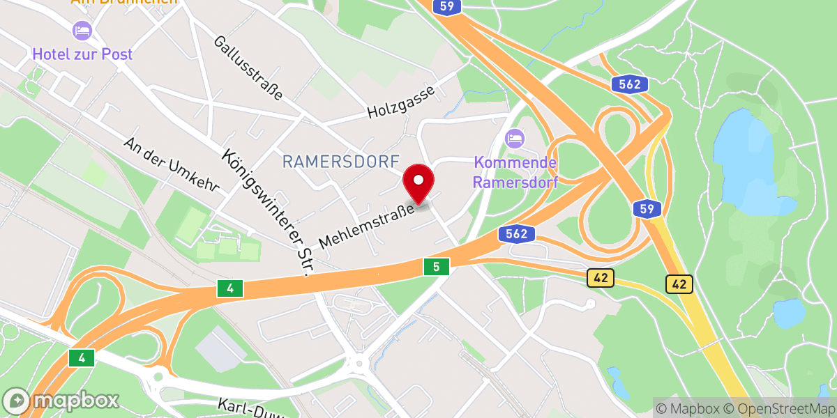 Map showing location of Herz Jesu Kloster