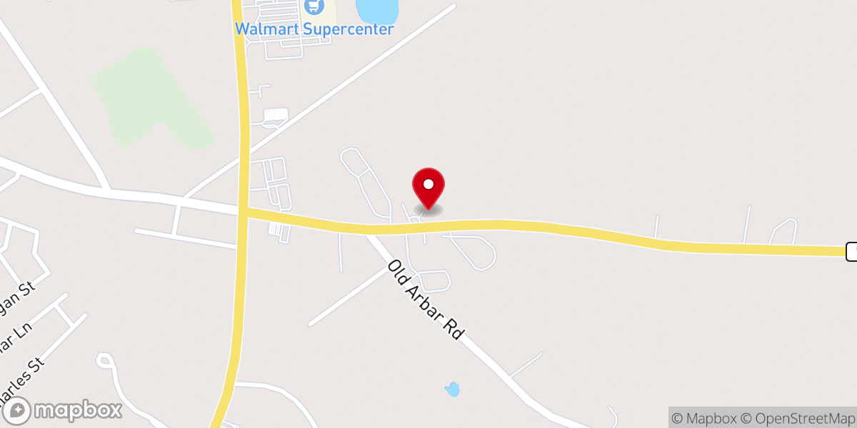 Map showing location of United Pentecostal Church