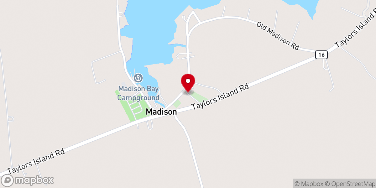Map showing location of Joppa Methodist Church