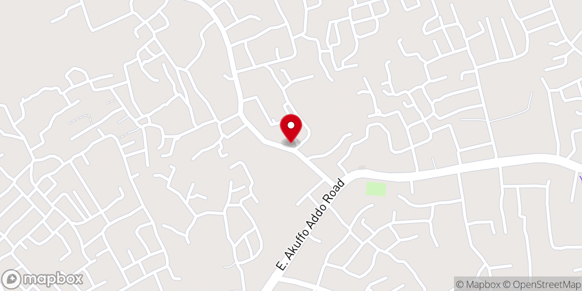 Map showing location of Church of Pentecost, Kansawrodo Central