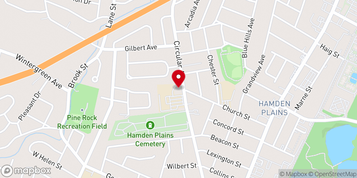 Map showing location of St Coletta's Center