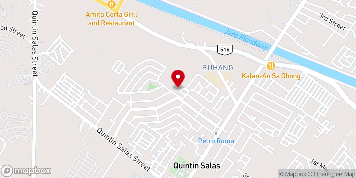 Map showing location of Parish of Our Lady of Montserrat - Gran Plains Subd.