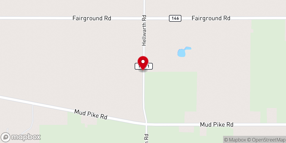 Map showing location of Ohio State Beekeepers Association Inc
