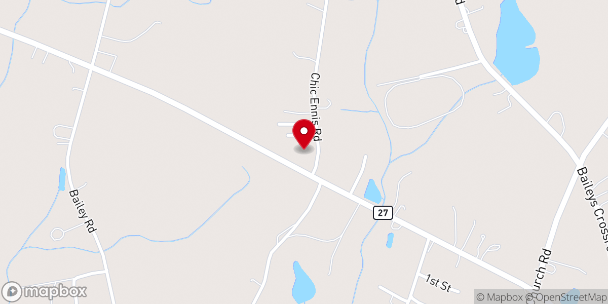 Map showing location of Coats Church of God Prophecy