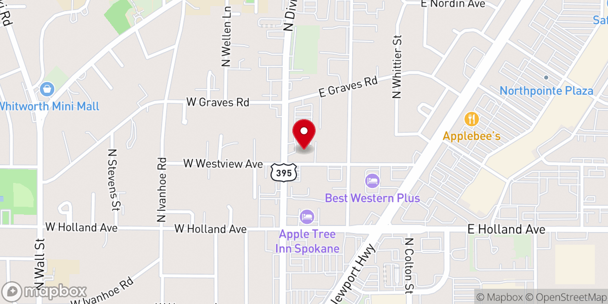 Map showing location of St Luke Lutheran Church
