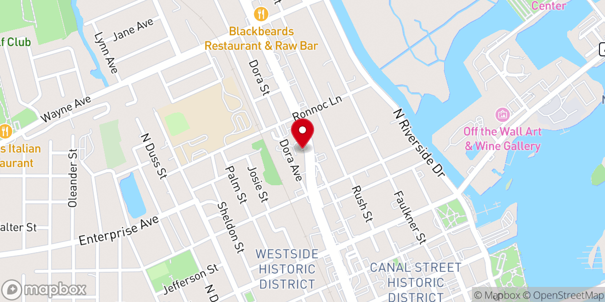 Map showing location of Halifax Urban Ministries Food Pantry