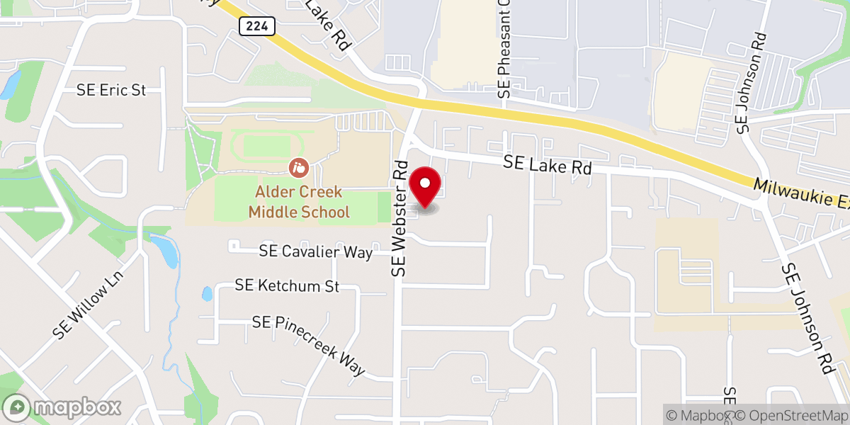 Map showing location of Saving Grace Church
