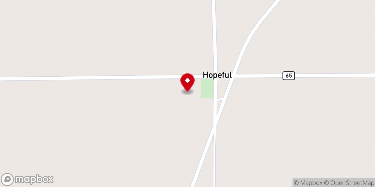 Map showing location of Camp Tucker