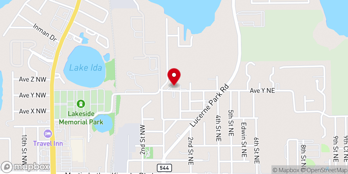 Map showing location of New Bethel Missionary