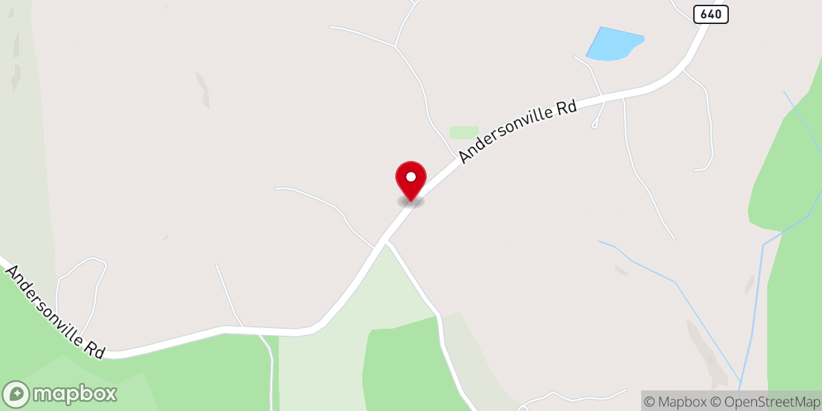 Map showing location of Bethel United Methodist Church